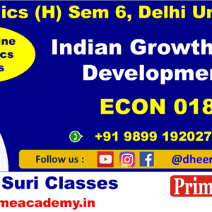 Indian Growth & Development Online Coaching