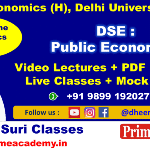Public Economics Online Coaching