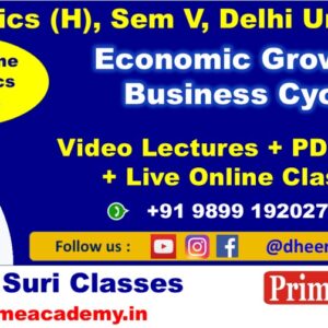 Economic Growth & Business Cycles Online Coaching