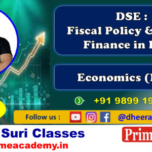 Fiscal Policy & Public Finance
