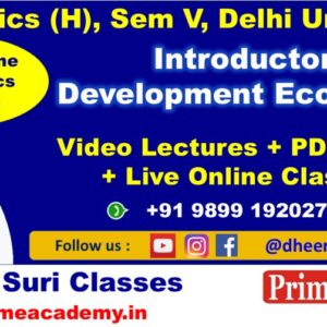Introductory Development Economics Online Coaching