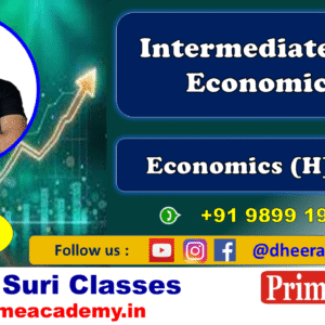 Intermediate Micro Economics-I, PDF Notes