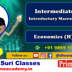 Intermediate MME + Introductory Macro Economics Online Coaching