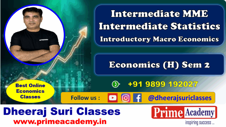 Intermediate MME + Stats + Macro Eco Online Coaching