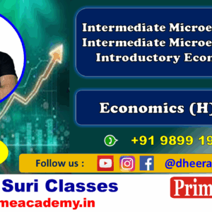 Eco (H) Sem 4 Core Subjects Online Coaching