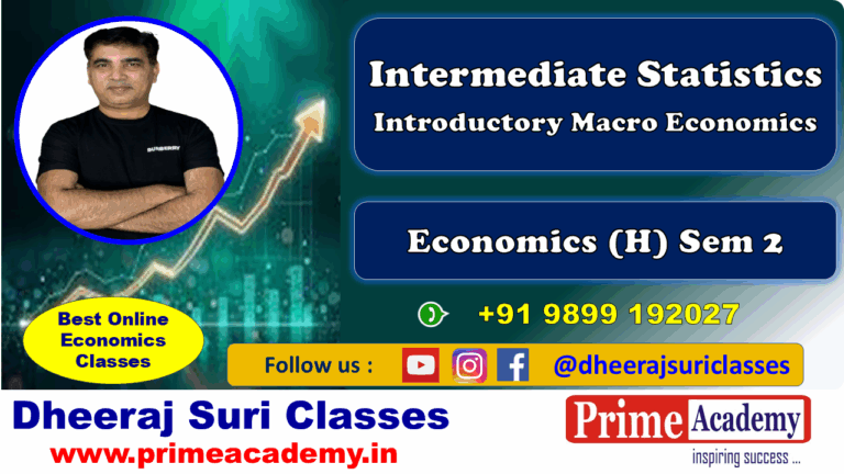 Intermediate Stats + Introductory Macro Eco Online Coaching