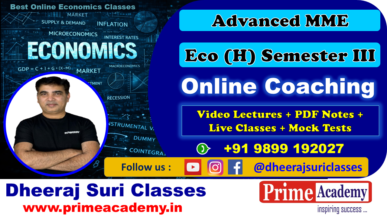 Advanced MME, Demo Lectures