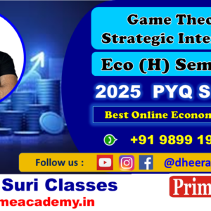 Game Theory 2025 Paper Solutions