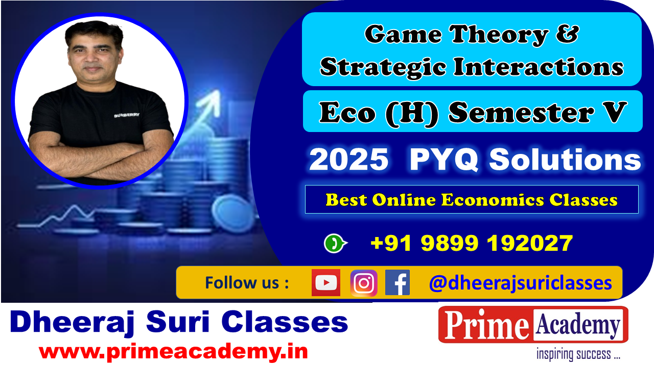 Game Theory 2025 Paper Solutions