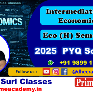 Intermediate Micro Eco I 2025 PYQ Solution Videos