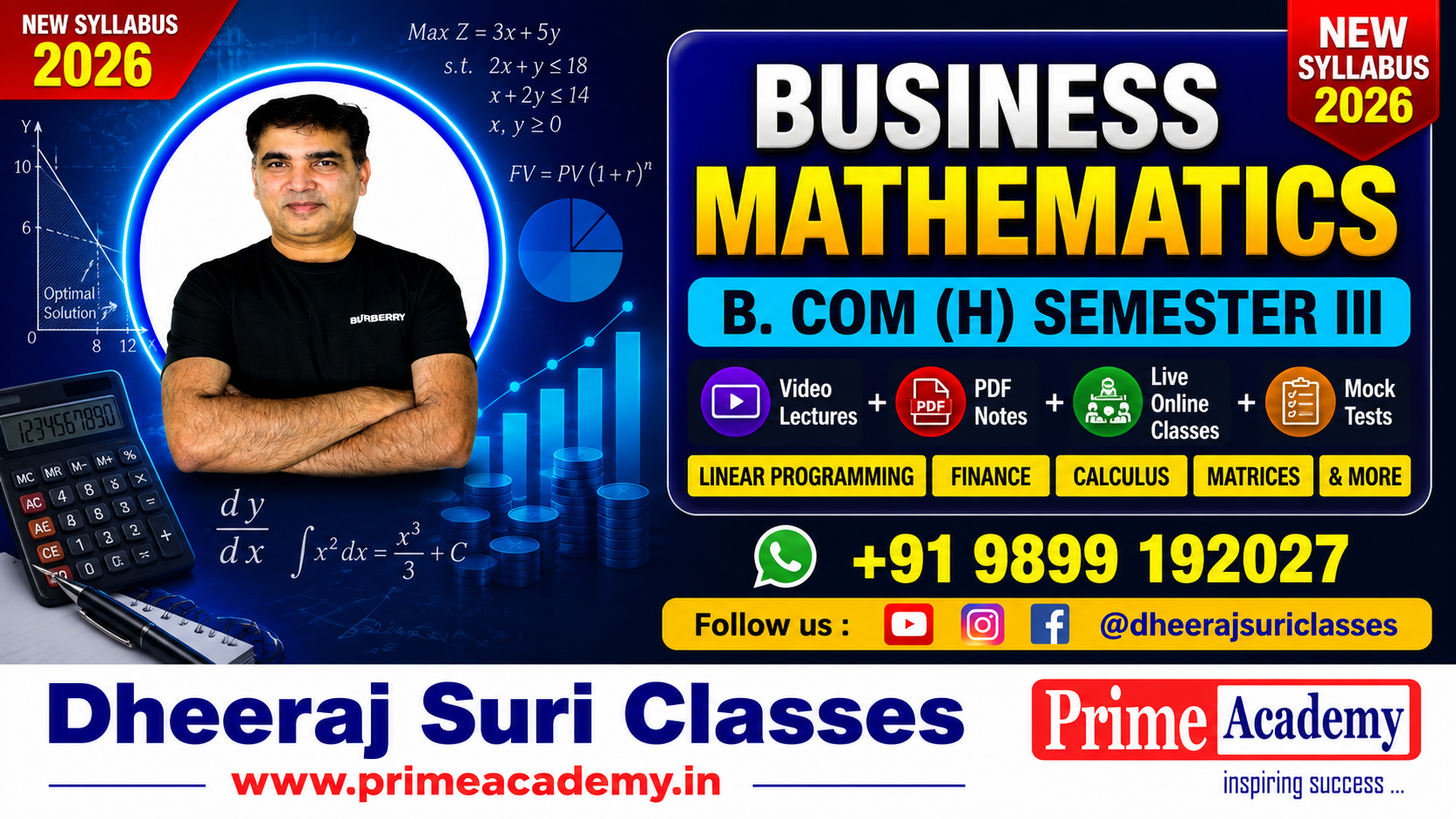 Business Mathematics Demo Lectures