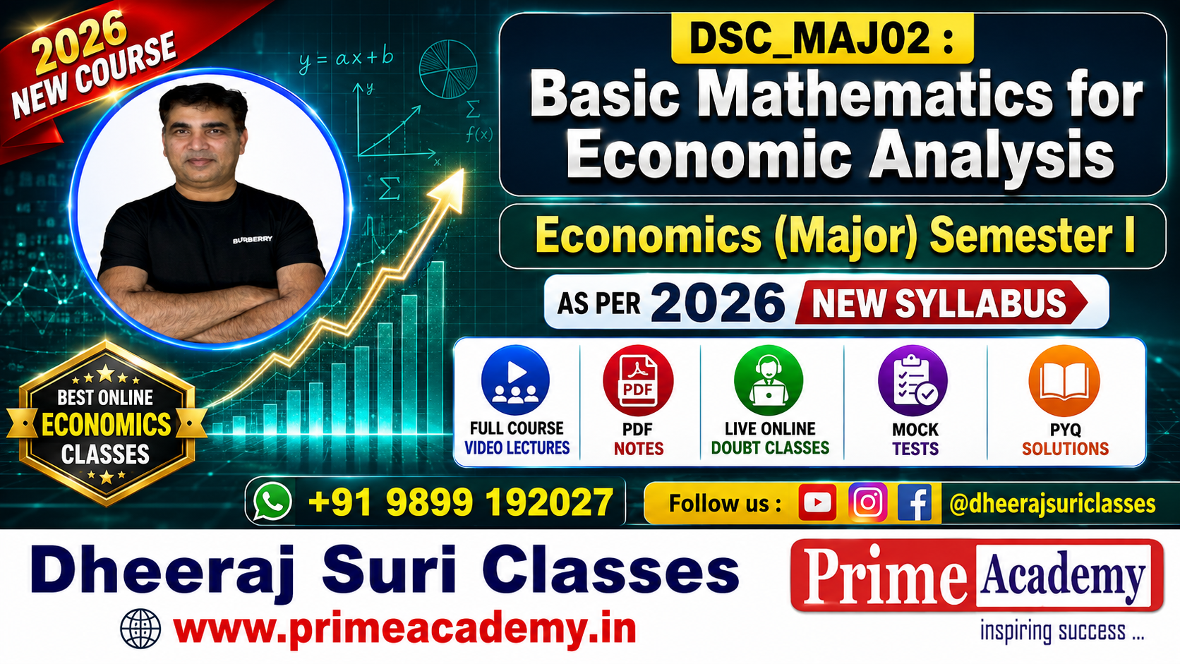 Basic Mathematics for Economic Analysis ( ECON 021 ), Demo Lectures